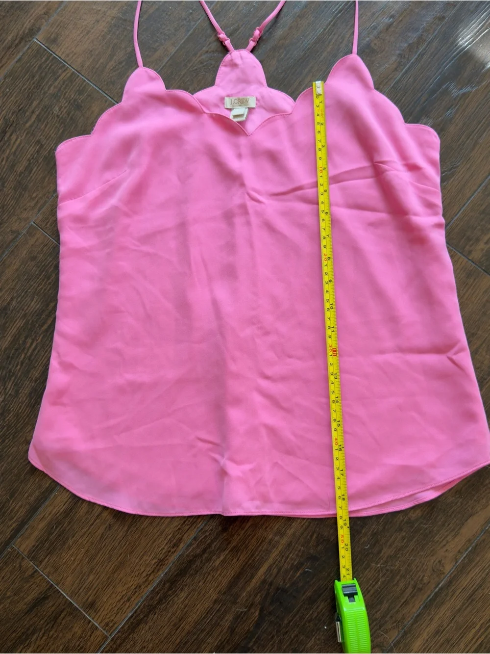 J. Crew Scallop Pink Camisole Top